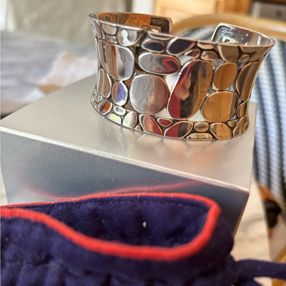 John Hardy kali pebble wide cuff bracelet - Picture 2 of 12